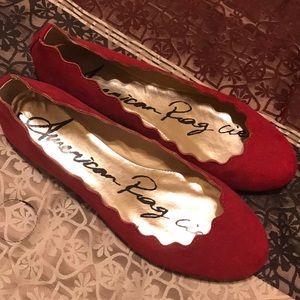 American Rag Red Ballet Flats